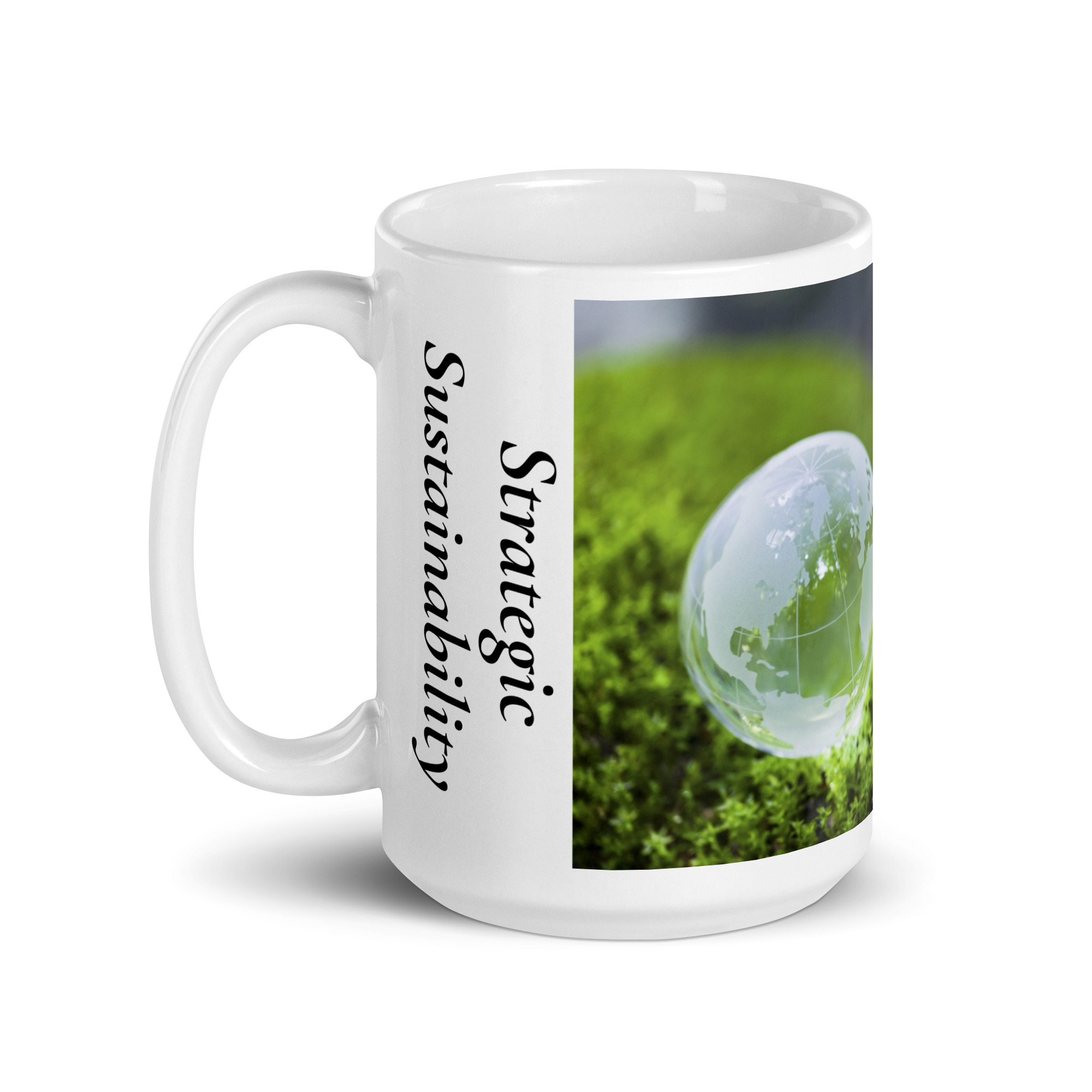 Strategic Sustainbability White glossy mug - Image 8