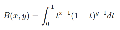 Euler's Beta Function